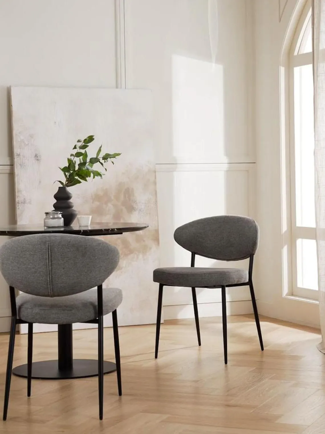 Westwing Collection Sillas tapizadas Adele, 2 uds.^ Sillas