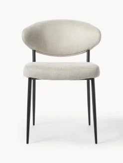 Westwing Collection Sillas tapizadas Adele, 2 uds.