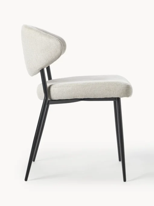 Westwing Collection Sillas tapizadas Adele, 2 uds.
