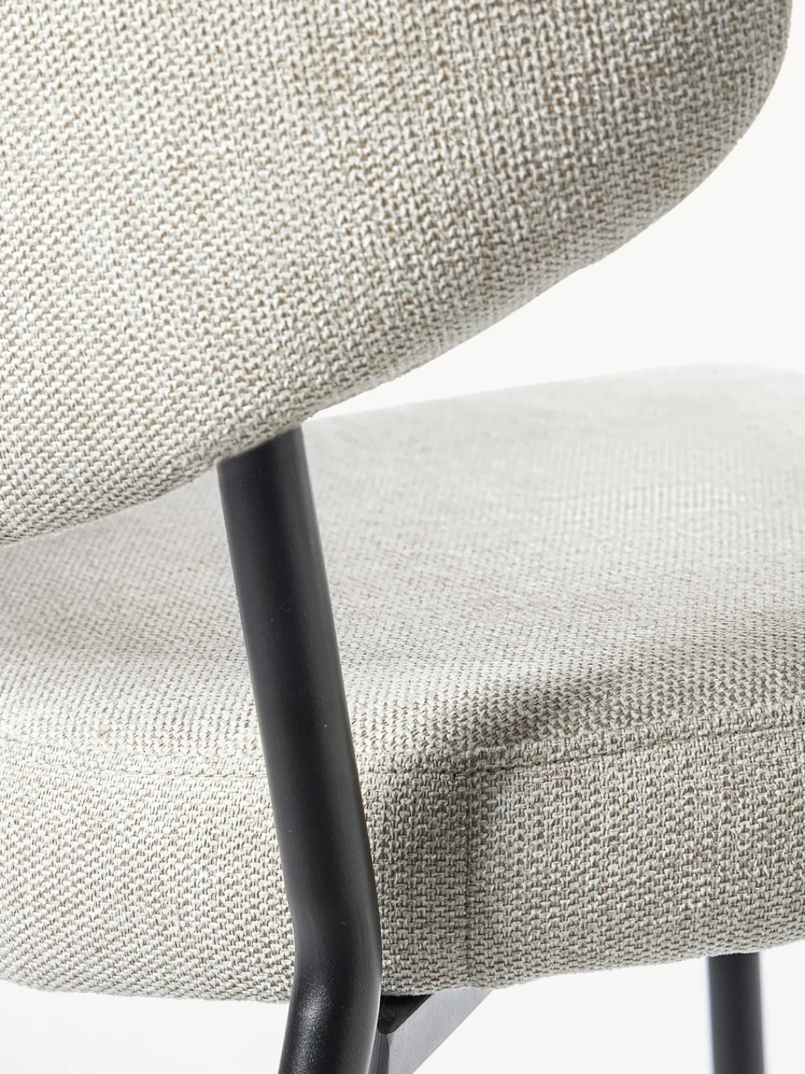 Westwing Collection Sillas tapizadas Adele, 2 uds.