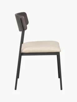 Rowico Home Sillas tapizadas de madera de roble Maymont, 2 uds.