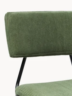 Westwing Collection Sillas tapizadas de pana Mats, 2 uds.^ Sillas