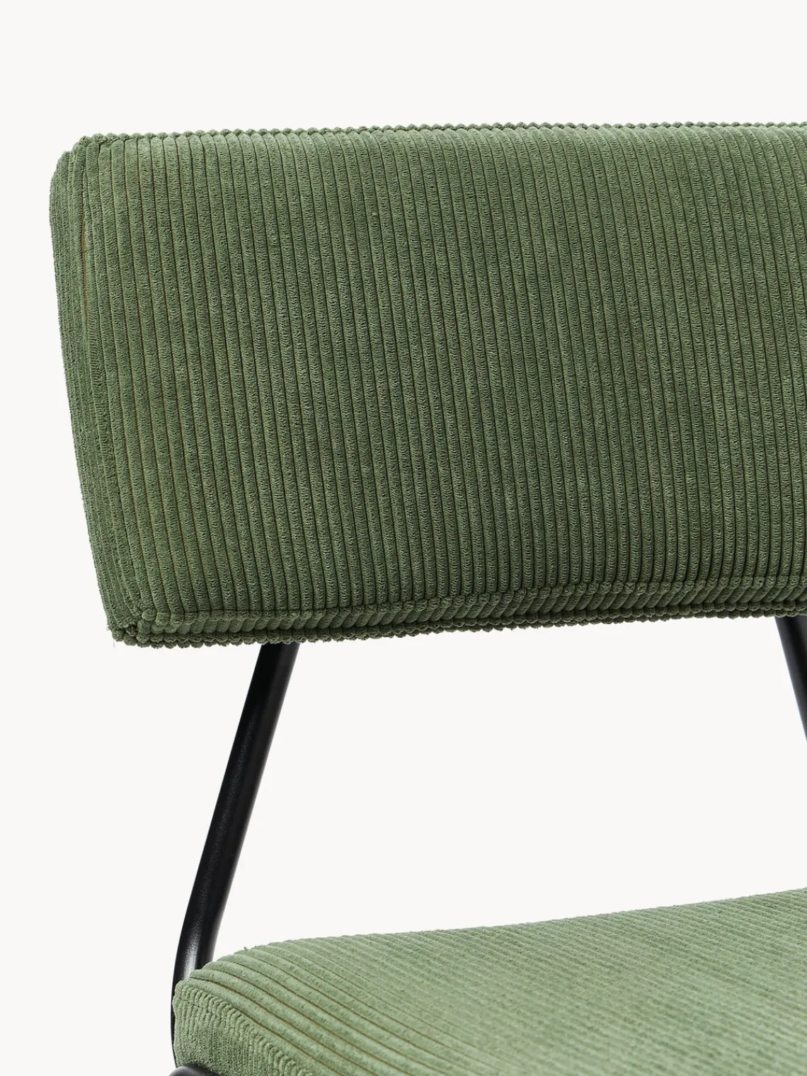 Westwing Collection Sillas tapizadas de pana Mats, 2 uds.^ Sillas