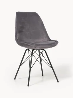 Sillas tapizadas de terciopelo Eris, 2 uds.^ Sillas