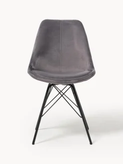 Sillas tapizadas de terciopelo Eris, 2 uds.^ Sillas