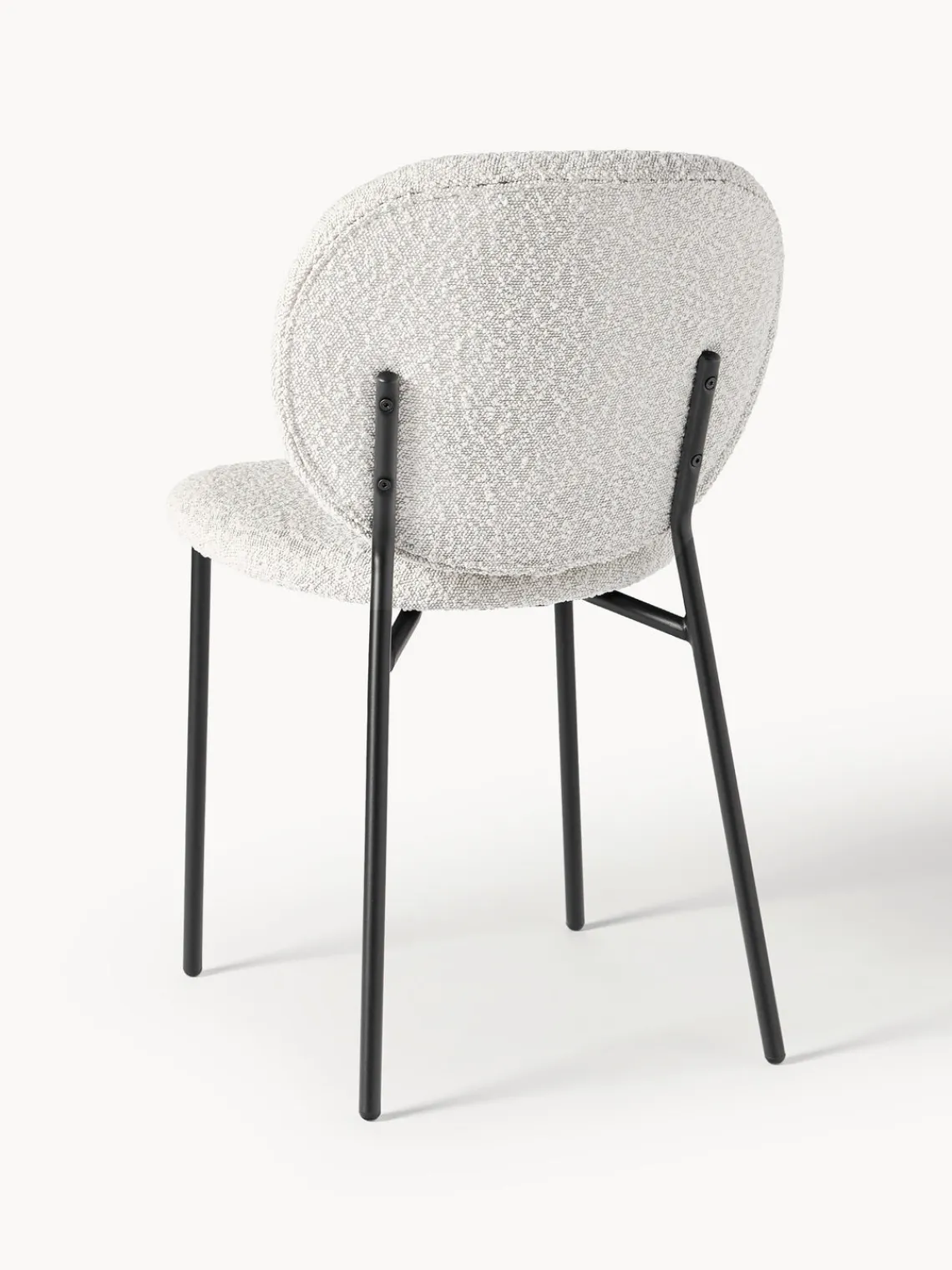 Westwing Collection Sillas tapizadas en tejido bouclé Ulrica, 2 uds.^ Sillas