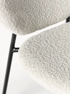 Westwing Collection Sillas tapizadas en tejido bouclé Ulrica, 2 uds.^ Sillas