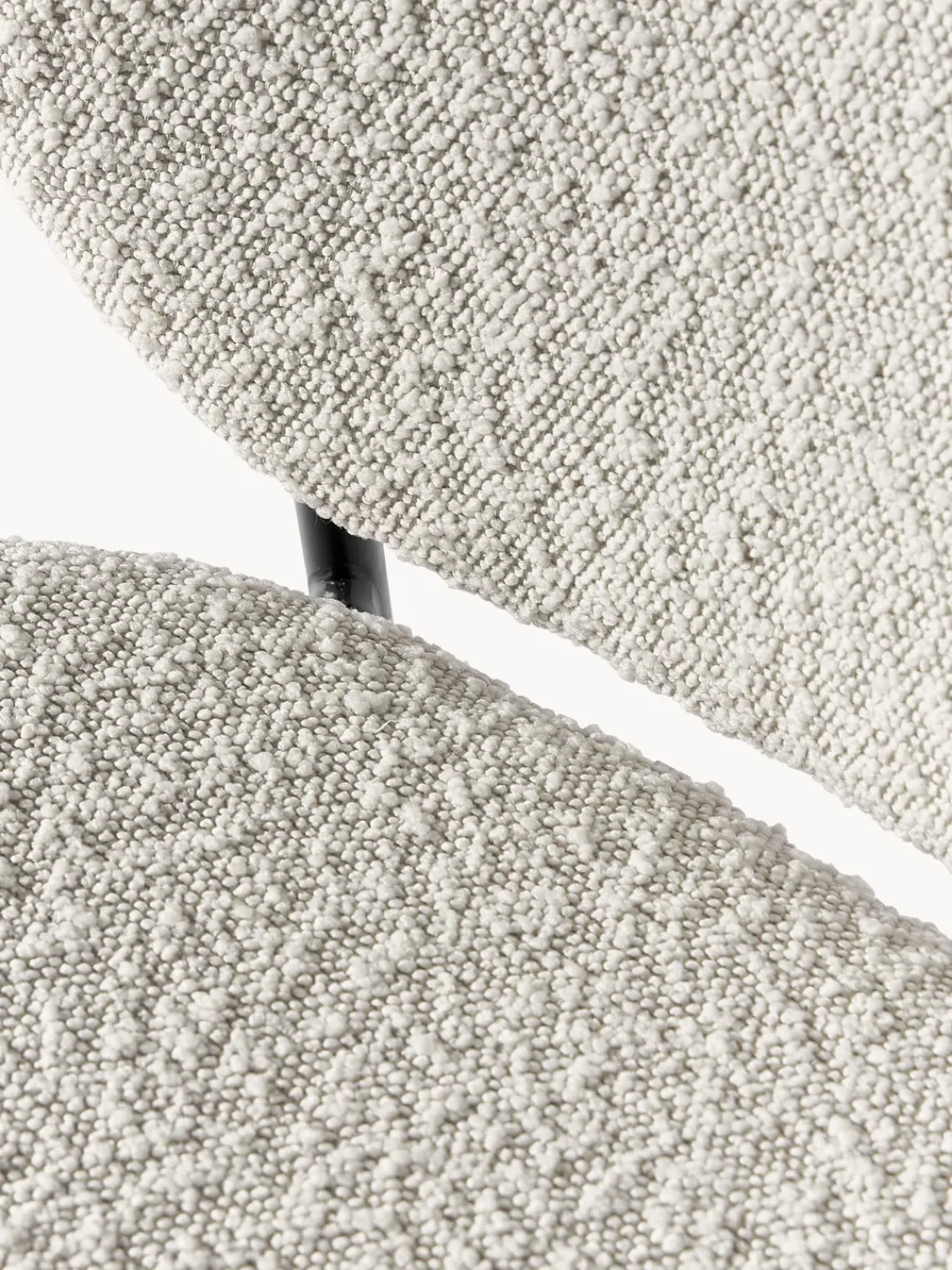 Westwing Collection Sillas tapizadas en tejido bouclé Ulrica, 2 uds.^ Sillas