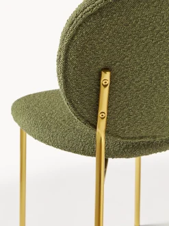 Westwing Collection Sillas tapizadas en tejido bouclé Ulrica, 2 uds.