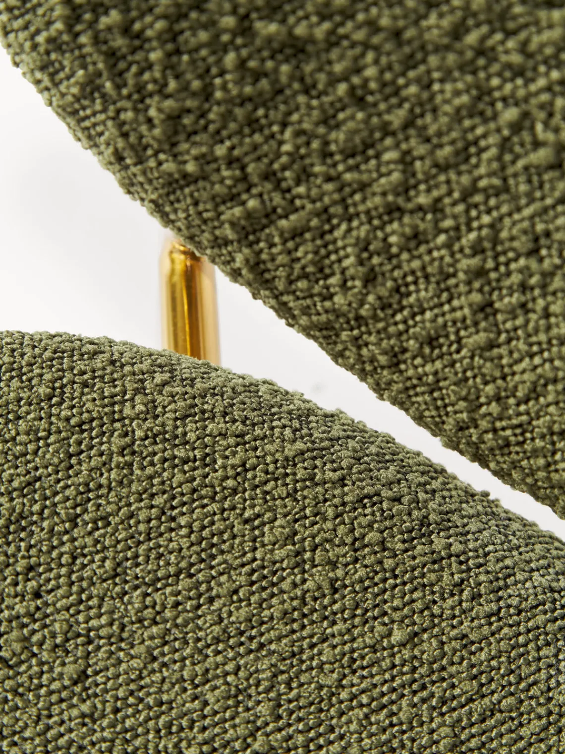 Westwing Collection Sillas tapizadas en tejido bouclé Ulrica, 2 uds.