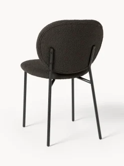 Westwing Collection Sillas tapizadas en tejido bouclé Ulrica, 2 uds.