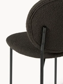 Westwing Collection Sillas tapizadas en tejido bouclé Ulrica, 2 uds.