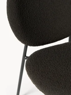 Westwing Collection Sillas tapizadas en tejido bouclé Ulrica, 2 uds.