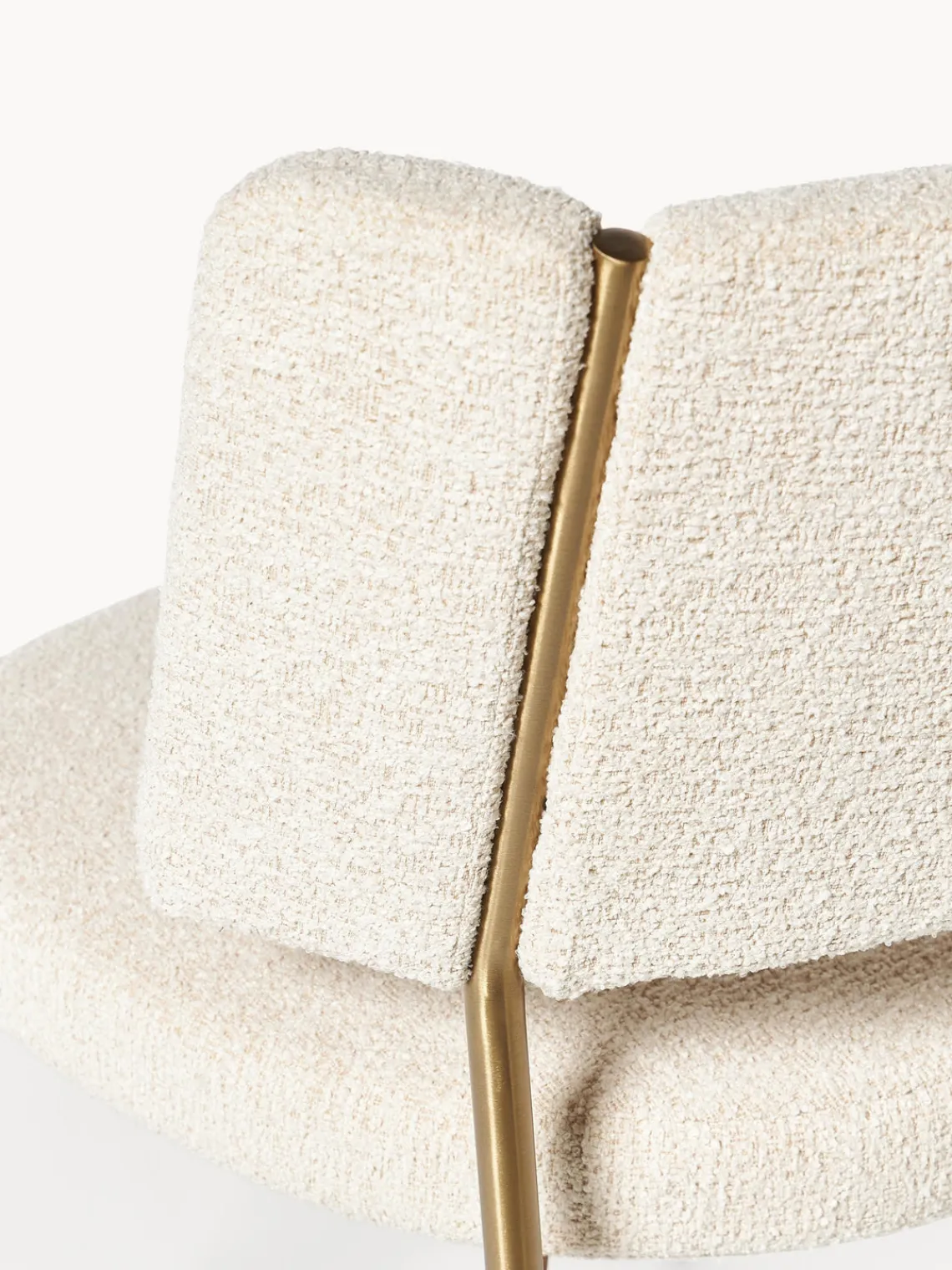 Westwing Collection Sillas tapizadas en tejido bouclé Samantha, 2 uds.^ Sillas