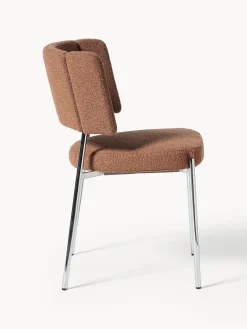 Westwing Collection Sillas tapizadas en tejido bouclé Samantha, 2 uds.^ Sillas