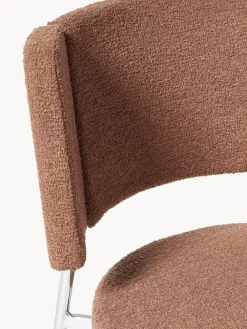 Westwing Collection Sillas tapizadas en tejido bouclé Samantha, 2 uds.^ Sillas