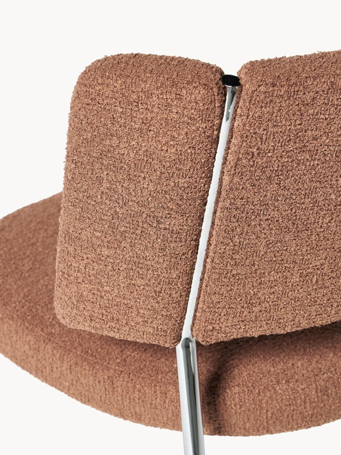 Westwing Collection Sillas tapizadas en tejido bouclé Samantha, 2 uds.^ Sillas