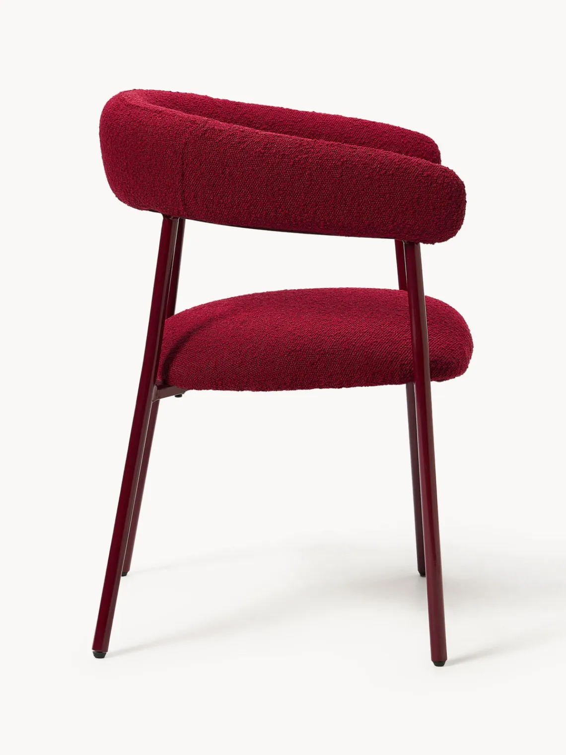 Westwing Collection Sillas tapizadas en tejido bouclé Thiago, 2 uds.^ Sillas