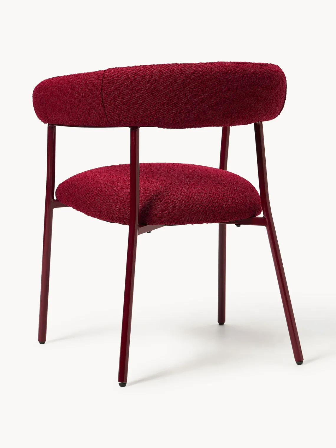 Westwing Collection Sillas tapizadas en tejido bouclé Thiago, 2 uds.^ Sillas