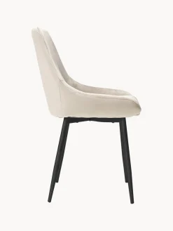 Rowico Home Sillas tapizadas en terciopelo Sierra, 2 uds.