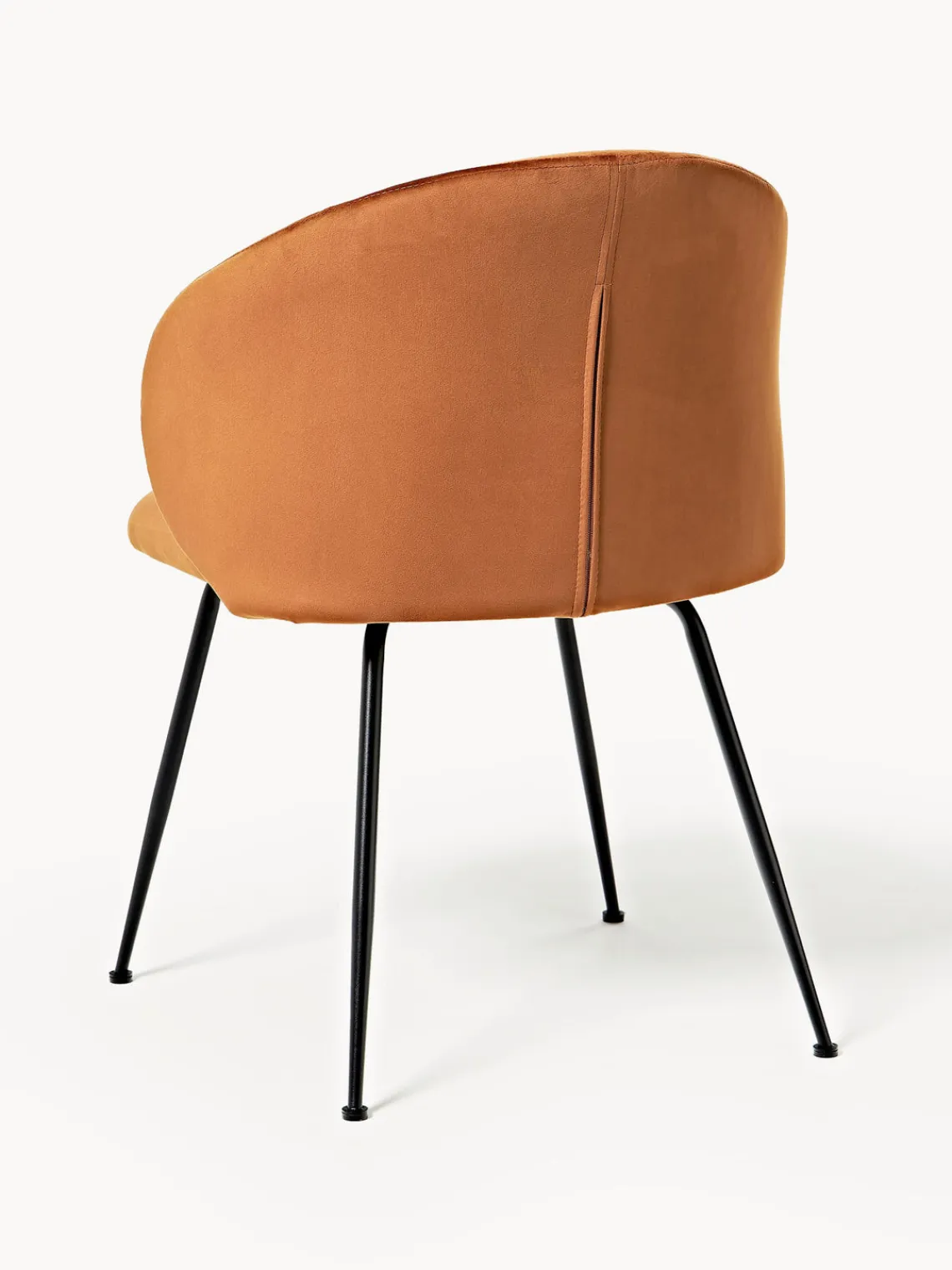 Westwing Collection Sillas tapizadas en terciopelo Luisa, 2 uds.^ Sillas