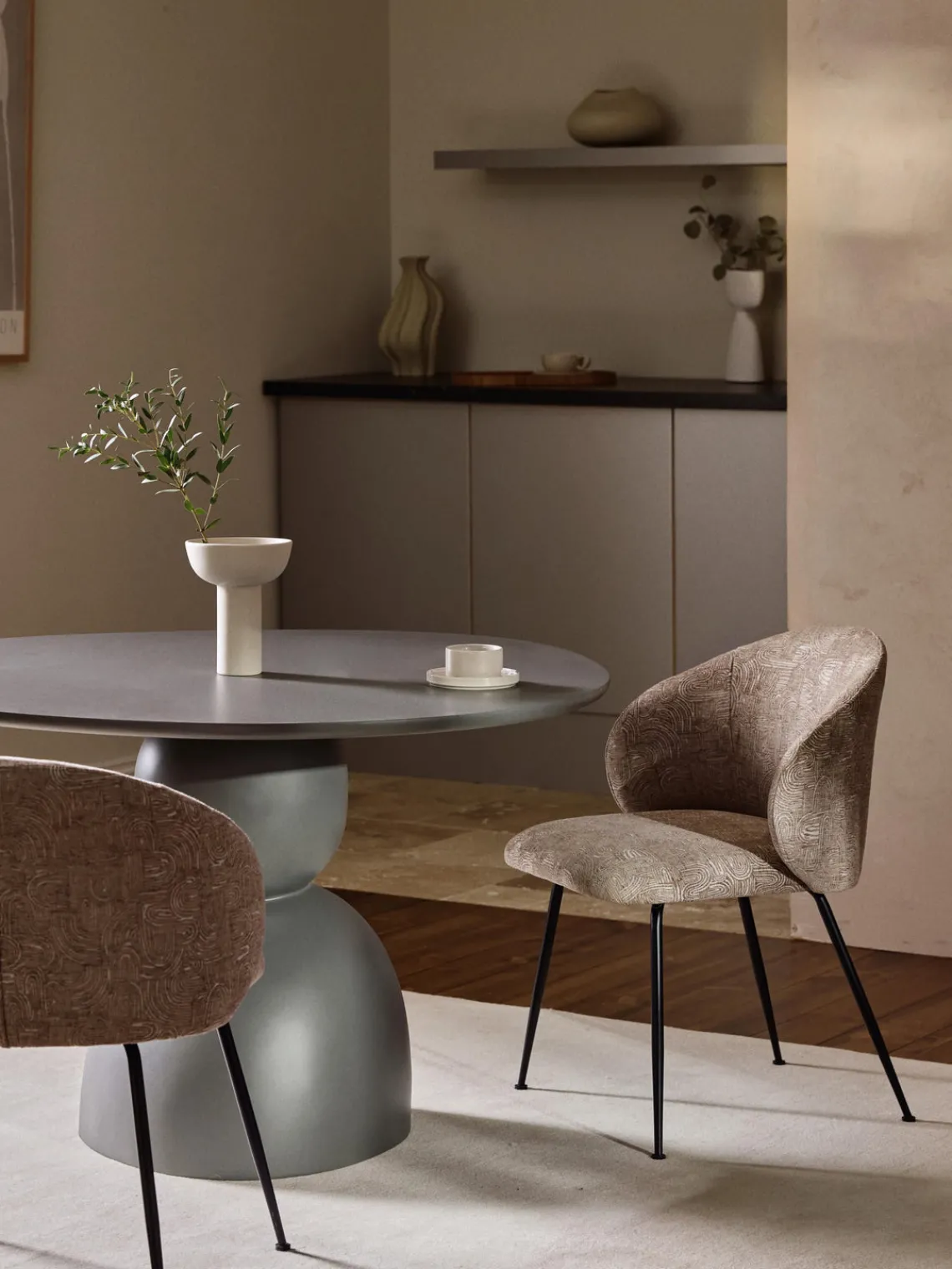 Westwing Collection Sillas tapizadas Luisa, 2 uds.^ Sillas