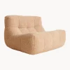 HKLIVING Sillón artesanal de borreguillo Lazy