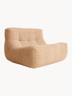 HKLIVING Sillón artesanal de borreguillo Lazy