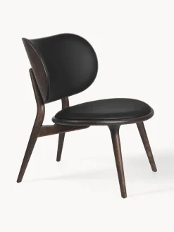 Mater Sillón artesanal de cuero y madera Rocker
