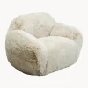 Kare Design Sillón artesanal de piel sintética Mika