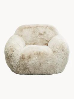 Kare Design Sillón artesanal de piel sintética Mika