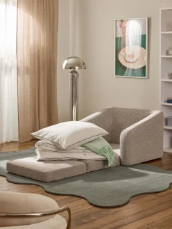Westwing Collection Sillón cama en tejido bouclé Eliot