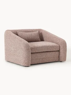 Westwing Collection Sillón cama en tejido bouclé Eliot