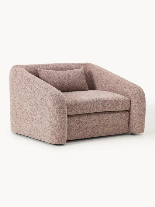 Westwing Collection Sillón cama en tejido bouclé Eliot