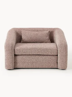 Westwing Collection Sillón cama en tejido bouclé Eliot