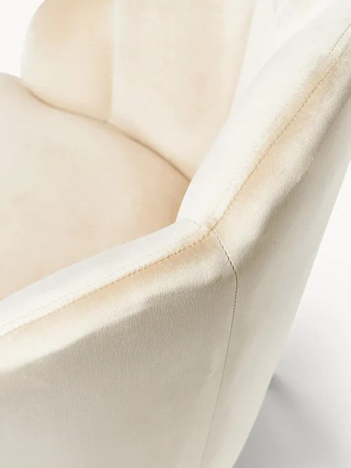 Westwing Collection Sillón cóctel de terciopelo Helle