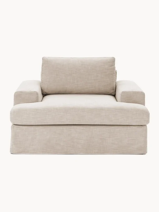 Westwing Collection Sillón con tapizado desenfundable Russell^ Butacas|Sillones