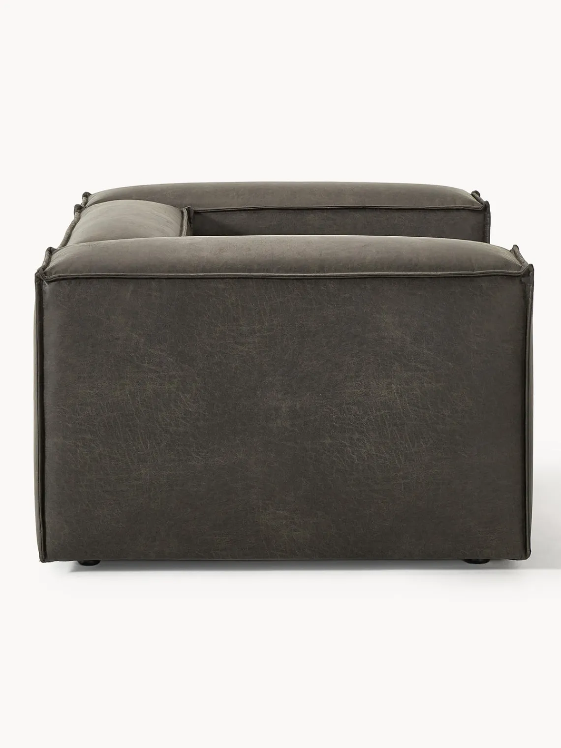Westwing Collection Sillón de cuero reciclado Lennon