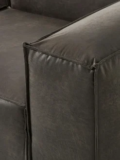 Westwing Collection Sillón de cuero reciclado Lennon
