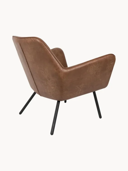 Sillón de cuero sintético Bon