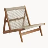 GUBI Sillón de exterior artesanal de madera de iroko MR01 Initial^ Sillones De Jardín|Sillones De Jardí­N