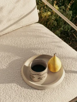 Ferm Living Sillón de jardín en tejido bouclé Desert