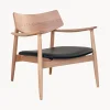 House Nordic Sillón de madera de roble Olvera^ Sillones Pequeños|Sillones