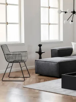 HKLIVING Sillón de metal Wire^ Sillas Con Reposabrazos|Sillas