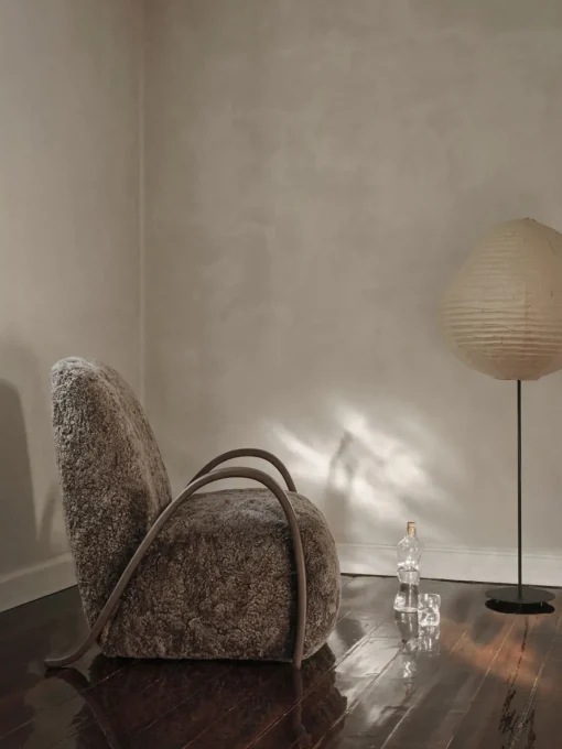 Ferm Living Sillón de piel de oveja Buur^ Sillones Pequeños|Sillones