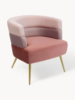 Kare Design Sillón de terciopelo diseño retro Sandwich