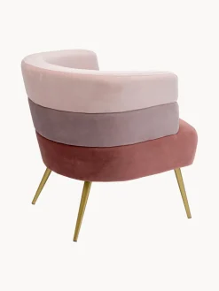 Kare Design Sillón de terciopelo diseño retro Sandwich