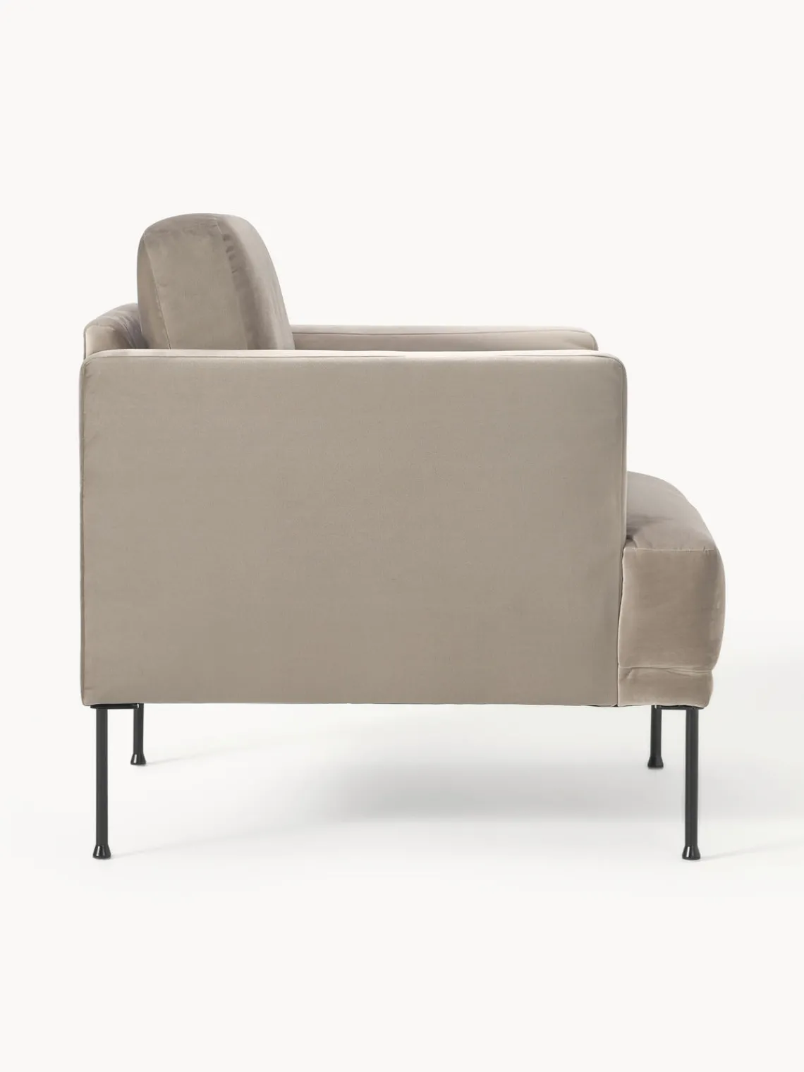 Westwing Collection Sillón de terciopelo Fluente^ Butacas|Sillones