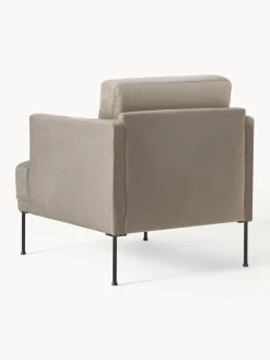 Westwing Collection Sillón de terciopelo Fluente^ Butacas|Sillones