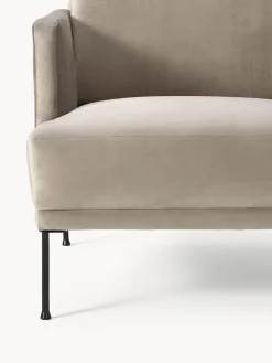 Westwing Collection Sillón de terciopelo Fluente^ Butacas|Sillones